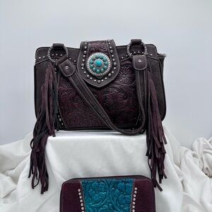 Montana West Trinity West bag and wallet set